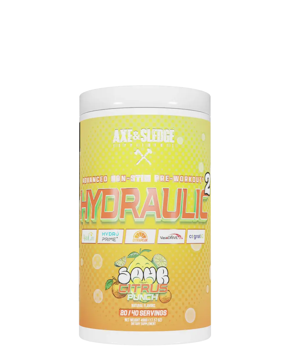 Axe & Sledge Supplements Hydraulic Stimulant-Free Pre-Workout Powder