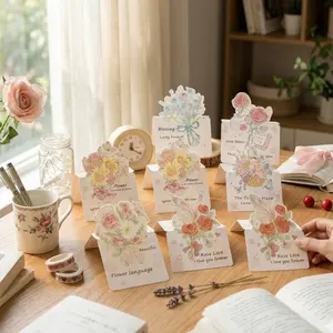 18 Pcs Birthday Greeting Cards Set, Hand Drawn Watercolor Design, Perfect Gift for Birthdays & Festivals, Unique Floral Patterns