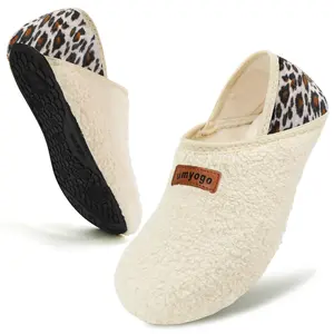 House Slippers With Non-Slipsole Slipon ForWomen And Men, Adults Rubber SoleSlippers, Fuzzy Loafer, Footwear ShoeSlide Comfort Slippers With Non-SlipsoleSlipon For Indoor Portableslippers For HomeTravel Hotel Walking Shoes Girl Flipflop Beige Boy