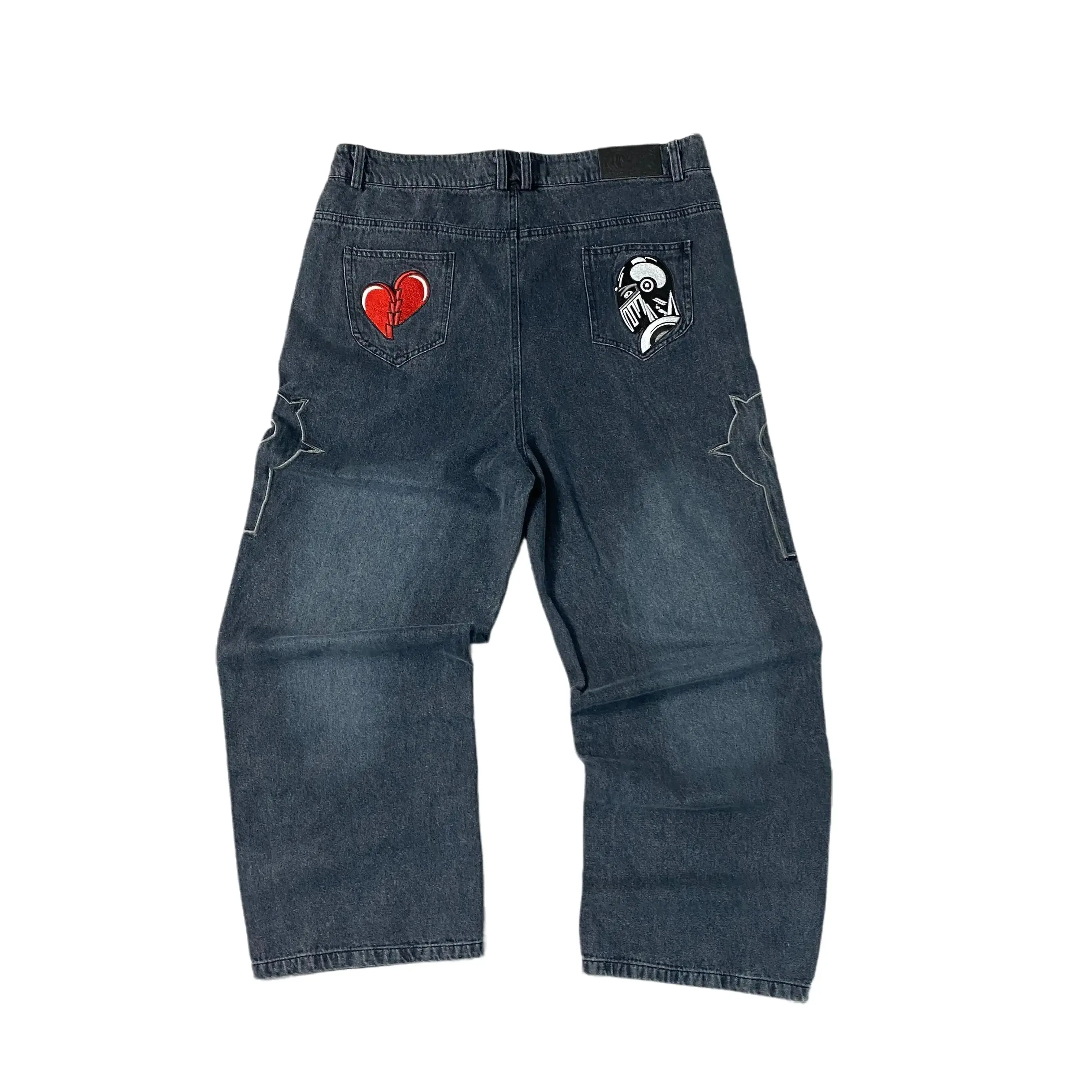 Anime Silver Chariot Jeans,Jojo Jeans,Men Casual Street Retro Fashion Style Men's Jeans,Rock Style Denim Bottom,Anime Fan Gift