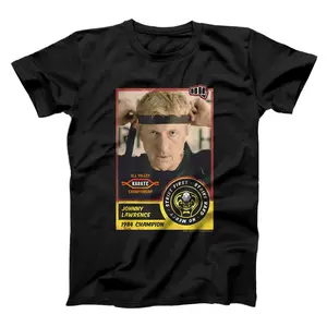 Cobra Kai Johnny Lawrence Portrait Card  T-Shirt, Sweatshirt, Hoodie