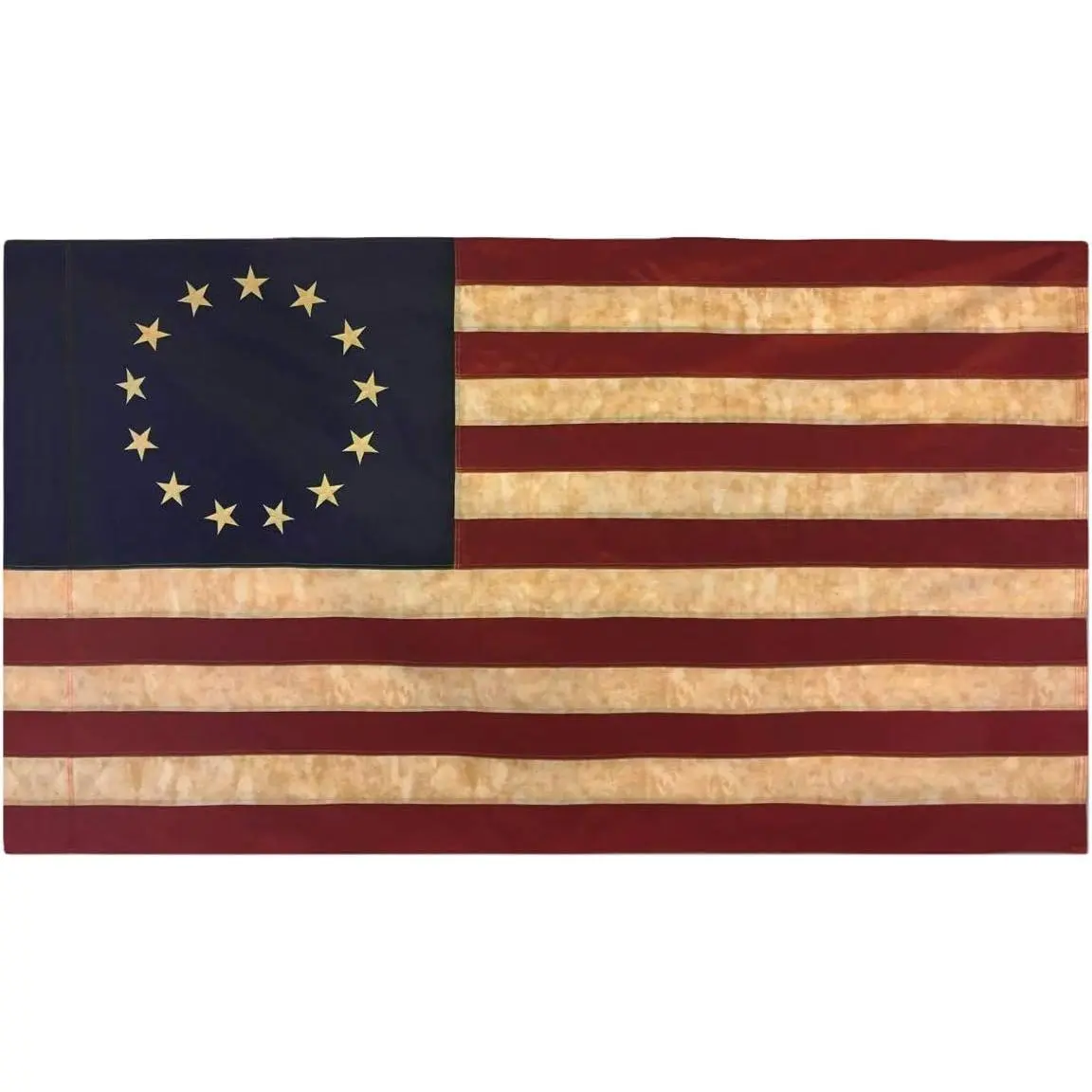 Betsy Ross Vintage Embroidered Home Banner - 3x5' Oxford Polyester Banner w/Sleeve