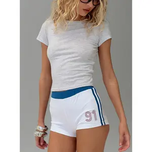 Raxton Micro Shorts White / Blue
