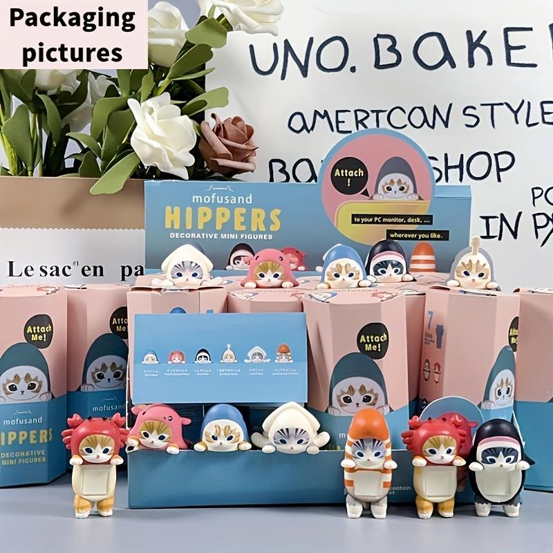 Trending Cute Cat Decor Set of 12, Self-Adhesive Design, Perfect for Phone Cases, Computer Screens, Car Interior, Desktop Decoration