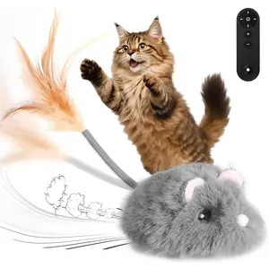 Remote Control Cat Mouse Toy| Rechargeable Chase Toy for Indoor Cats