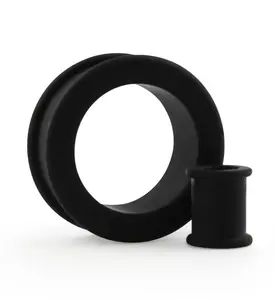 Black Silicone Tunnels Black Silicone Tunnels