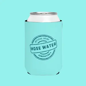 Hose Water Official Drink of Generation X Koozie | Hydration Looks Different in Adulthood | Gen X Beer Soda Can Cooler Sleeve