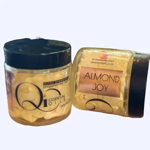 Qi Essential Oils Whipped Shea Butter - Organic Body Butter, Moisturizing and Hydrating Skincare Jojoba Moisturizer