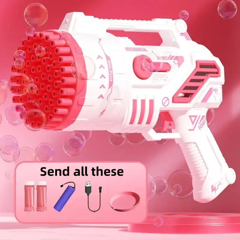 69-Hole Color Light Bubble Machine with Bubble Liquid, Ages 12+/12 Years Above Kids’ Toy, Ideal Birthday/Christmas Gift for Girls, Suitable for Outdoor/Indoor Parties Weddings