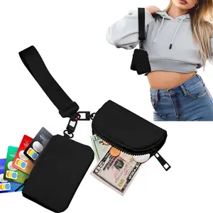 Multi-Compartment: One for Card One for Cash, Mini Zip Around Wristlet Wallets with Detachable Dual Pouch, Portable Coin Purse for Women Gift for Girfriend