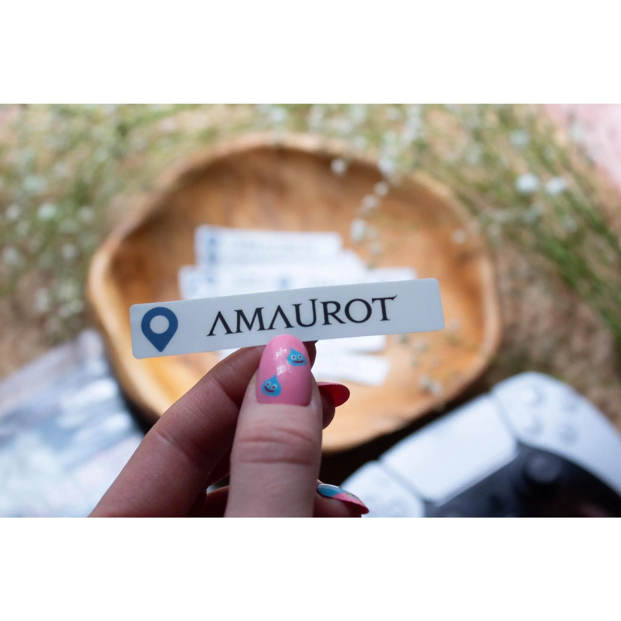 Final Fantasy XIV Amaurot Location Tag Waterproof Vinyl Sticker | Matte Finish | Video Game Decal | Gamer Gift Idea | MMO Gamer | 0.5" x 3"