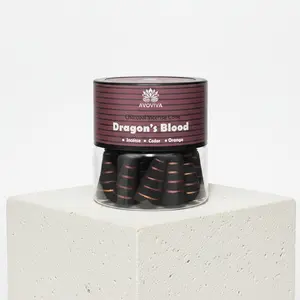 Avoviva Dragon's Blood | Charcoal Incense Cones – 24 ct Handmade  Incense · Cedar · Orange — Premium Charcoal Cone Incense