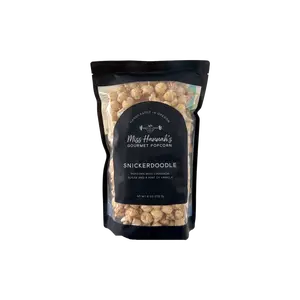 Miss Hannah's Gourmet Popcorn Snickerdoodle Popcorn Snack Sugar Vanilla Dairy Free Gluten Free Vegan Cinnamon Sugar Vanilla