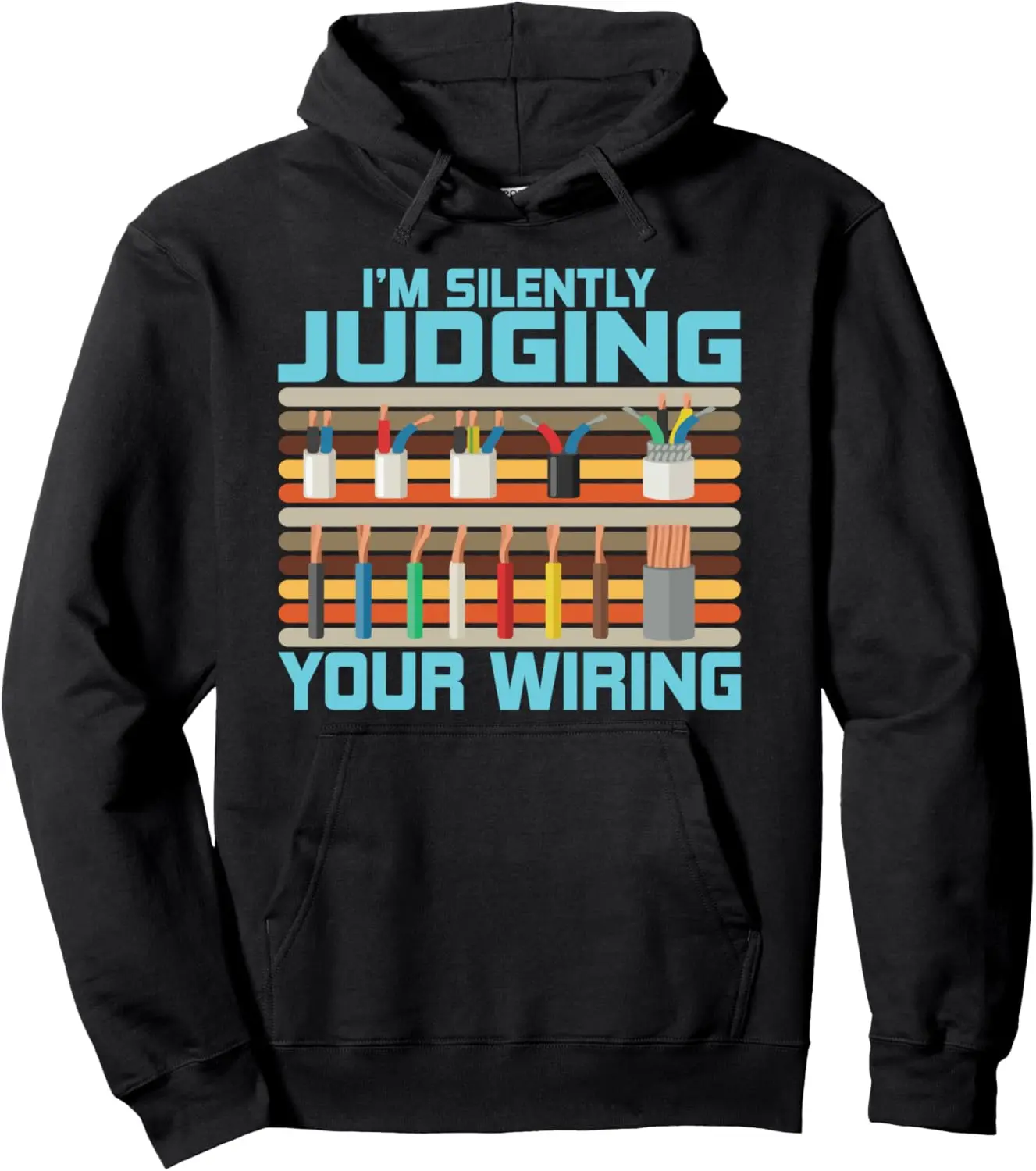 Electrician Electrical Worker Electrician Pullover Hoodie