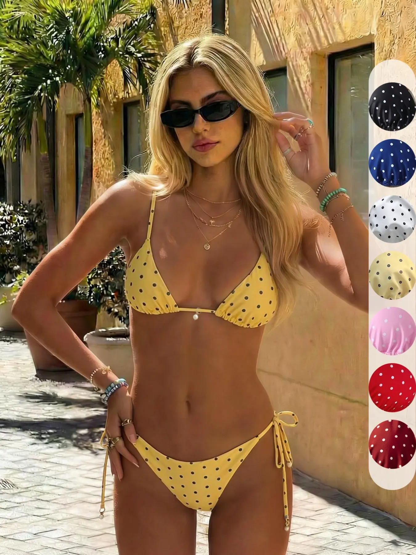 Beach Summer Outfits For Women, Random Print Beach Bathing Suit Swimwear Set, Summer Beach Bikini Swimsuits Summer Beach Swimwear Clothes
