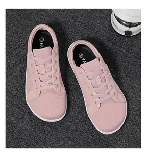 Women's And Man's Minimalist Lace-up Walking Shoes Wide Barefoot Casual Fashion Sneakers | Zero-Drop Sole | Wide Toe-BoxD campus  shoes walking sneakers Trainers Fit