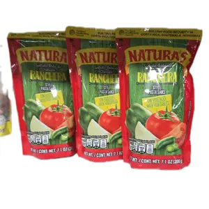 3 Bolsas de Salsas Naturas 7.1 Oz Ranchera, Con vegetales 3 Bags of Naturas Salsas 7.1 Oz Ranchera, With vegetables