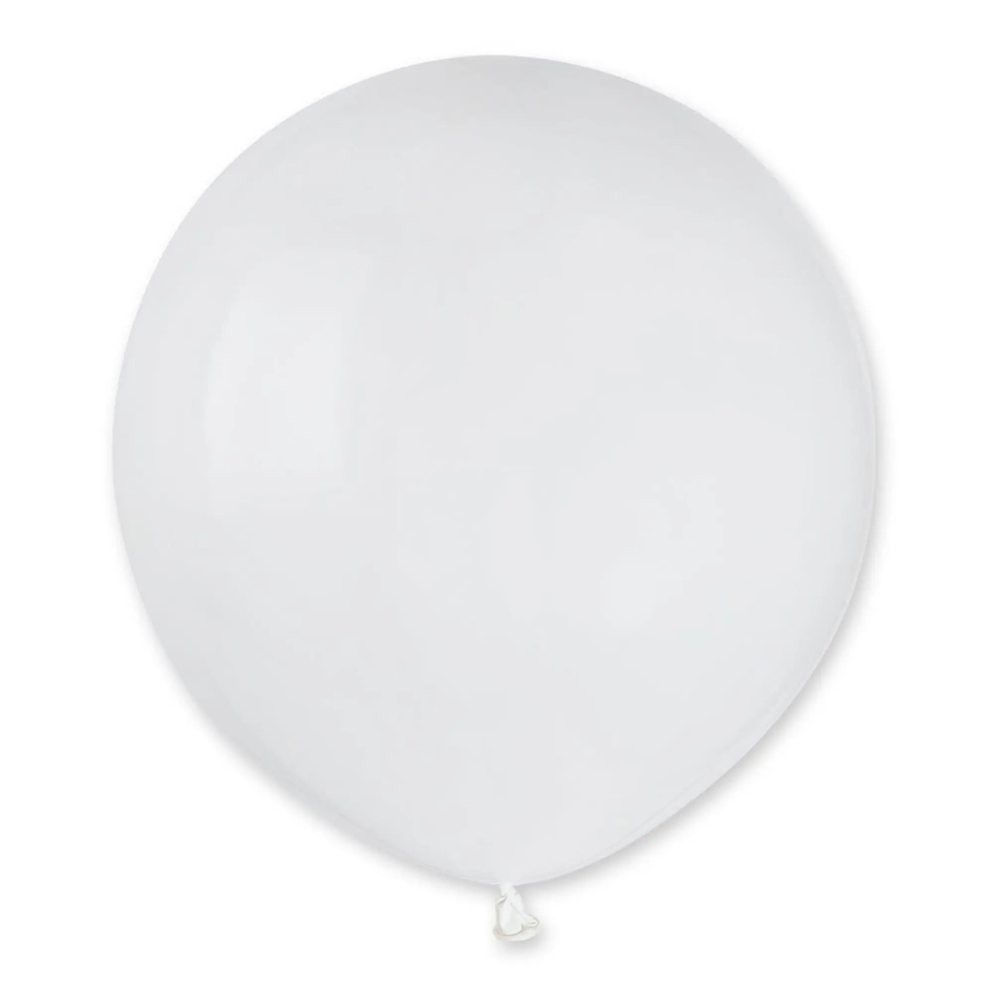 19'' Solid Balloon Set, White G150-001, 25 Balloons per Package