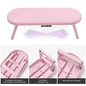 Desktop Foldable Nail Art Pillow Simple style manicure plastic hand pillow foldable wrist support tool portable hand pillow nail shop special tool