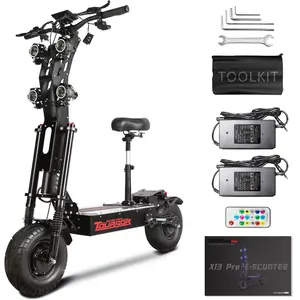 Toursor X1372V Pro Adult Folding Motorized Commuting Scooter - 13" Road Tires, High Speed Hyper Performance, Aluminum Alloy Frame, Sports & Outdoor Scooters Equipment