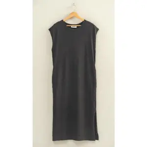 MINERAL WASH MIDI DRESS