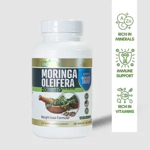 Moringa Oleifera 2000 mg - Gut Health, Digestion Support - 120 Capsules - Fitness Edible