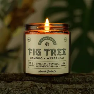 Fig Tree | Bamboo + Waterleaf Soy Candle