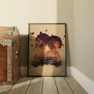 Life is Strange Poster, Kraft Paper Print, Arcadia Bay & Max Caulfield Wall Art, Emotional Video Game Decor, Unique Gamer Gift