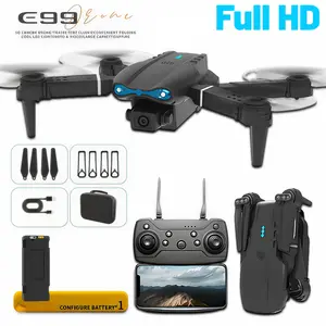E88 Drone with Camera Foldable Remote Control Aircraft Supports APP Control Instant Video Dual 1080p Cameras Bluetooth Rechargeable Battery Birthday Gift VP5926043