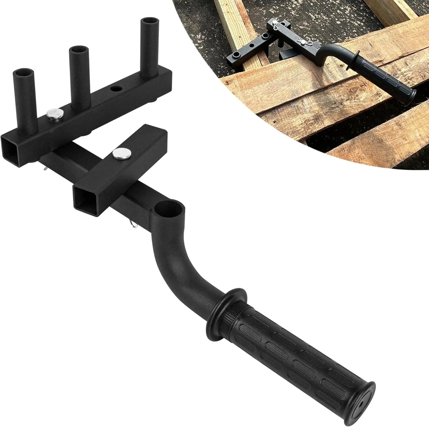 Steel Adjustable Decking Straightening Tool - Universal Fit Wood Deck Board Bender for Gap Tightening