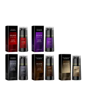 EELHOE Hair Shampoo Plant Extract Treatment Multi-Color Diy Color Trend Hair Gentle And Easy Color Shampoo Brush Cream Haircare Ginseng hair growth shampoo shampoo dry shampoo black hair dye conditioner   Shampoo & Conditioner Set keratina  usa