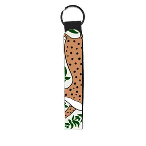 abbyrose Jungle Cat Wristlet Key Chain
