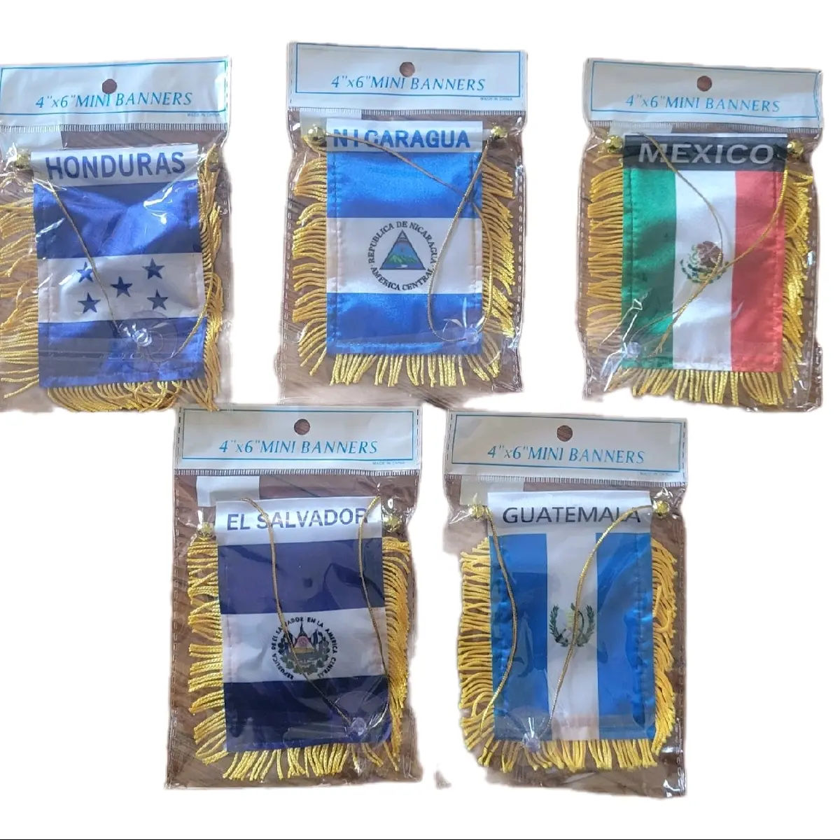 4"×6" Mini Flag Banner car