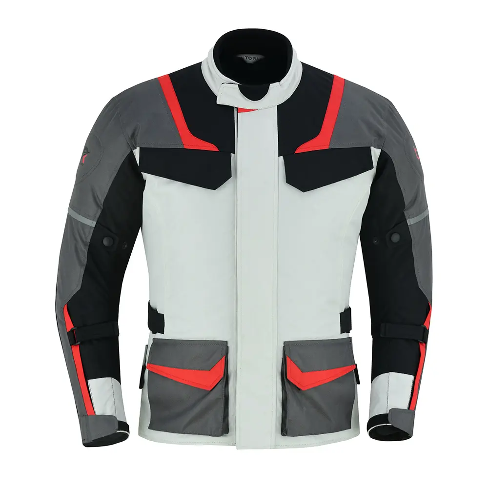 Men’s Motorbike Cordura Textile Fabric Waterproof 3/4 Armoured Protectors Jacket Motorcycle Menswear Thermal