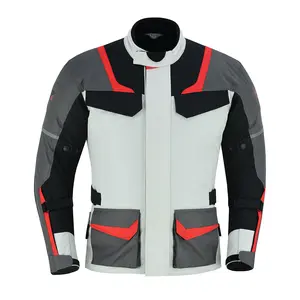 Men’s Motorbike Cordura Textile Fabric Waterproof 3/4 Armoured Protectors Jacket Motorcycle Menswear Thermal
