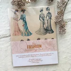 Junk Journal Page Pack- Fashion