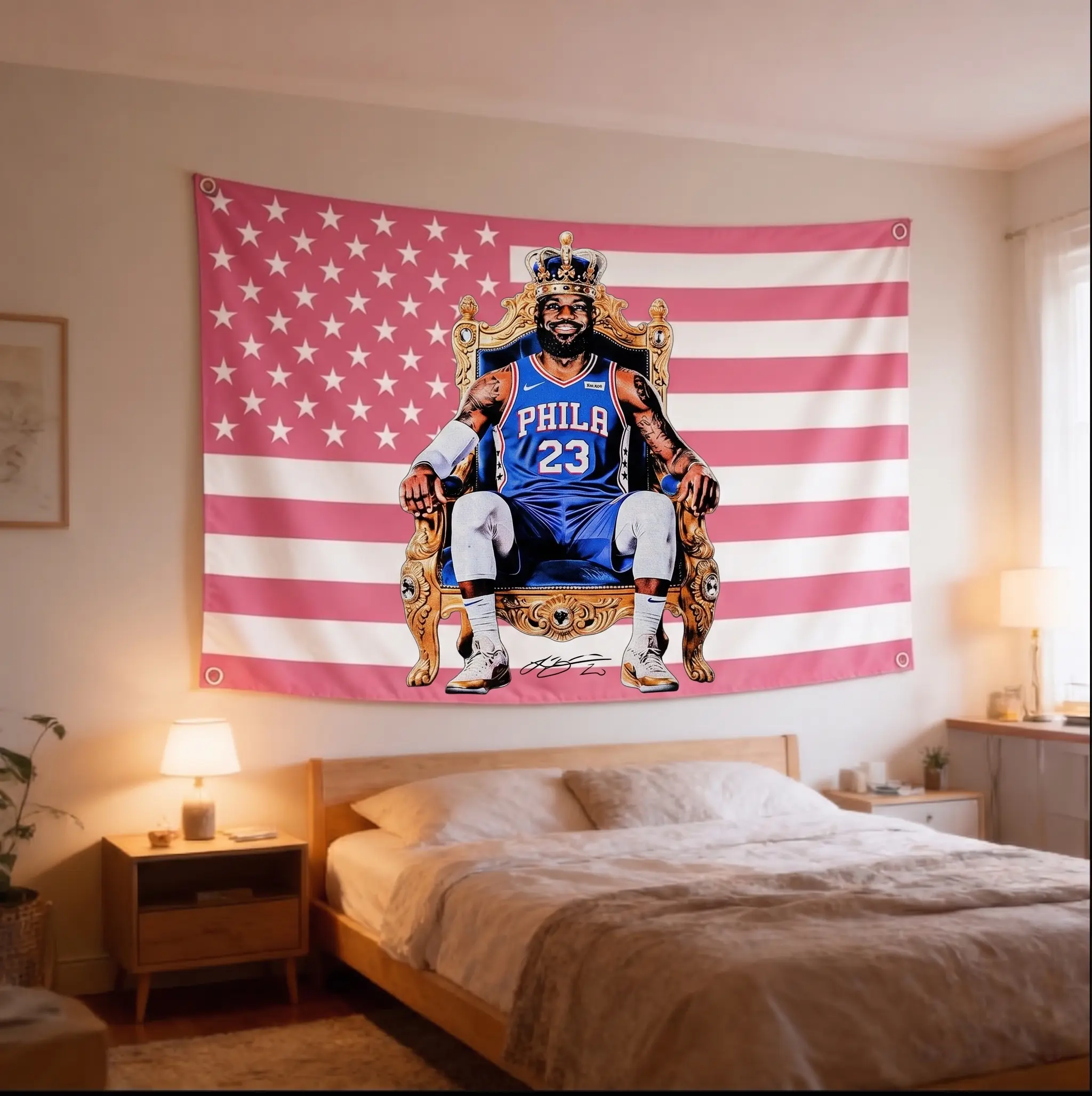 LeBron #23 Basketball Tapestry, Wall Decor