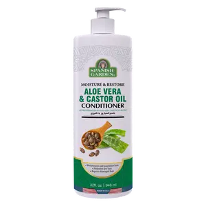 Aloe Vera & Castor Oil Conditioner for Hair Growth, Deep Moisture & Scalp Nourishment – Strengthening Conditioner for Dry, Damaged & Frizzy Hair
