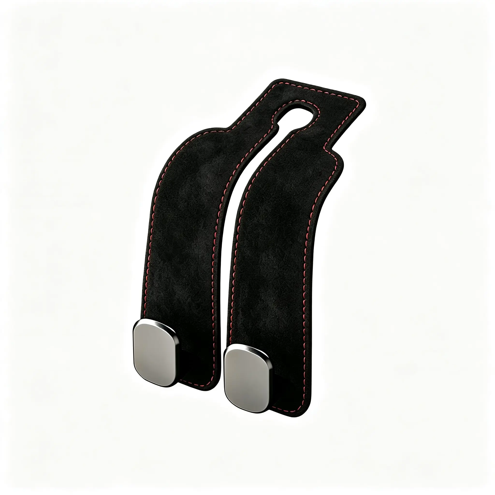 4 Pack Car Headrest Hooks Double Hook Seat Back Organizer for Purses, Bags & Groceries