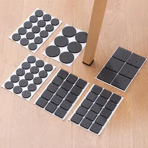 Anti Slip Furniture Leg Pad, 84pcs/set Self Adhesive Table Leg Pad, Furniture Leg Protector, Table Leg Protector