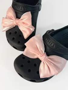 Women's Elegant Bowknot Design Shoe Charms, Cute Trendy Shoe Decoration for Clogs & Sandals, Fashionable Shoes Accessories for Women & Girls