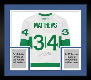 Framed Auston Matthews Toronto Maple Leafs Autographed Toronto St. Pats Reebok Premier Jersey - NHL Auctions Exclusive - Fanatics Authentic Certified - NHL Memorabilia