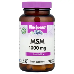 Bluebonnet Nutrition MSM, 1,000 mg, 120 Vegetable Capsules