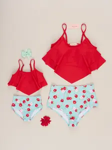 Mom & Me Sweet Poppies Ruffle Swimsuit