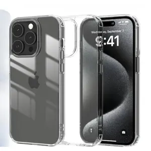 Clear Case with Camera Button for iPhone 17 Pro Max & 16 Pro – Built-in Shutter Key Transparent Protective Cover, Anti-Yellowing Slim Phone Case Advanced Fashion Full Body Magnetic Aluminum Lens Protector Gradient Silicone soft All-Inclusive Anti-Fall