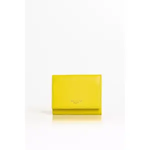 Trussardi Yellow Leather Wallet