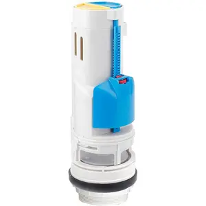 2 Inch Toilet Flush Valves, Toilet Repair Kit Dual Flush Valve Replacement Kit Fit for Two Piece Toilet Top Push Button Valve Short (8" Height)