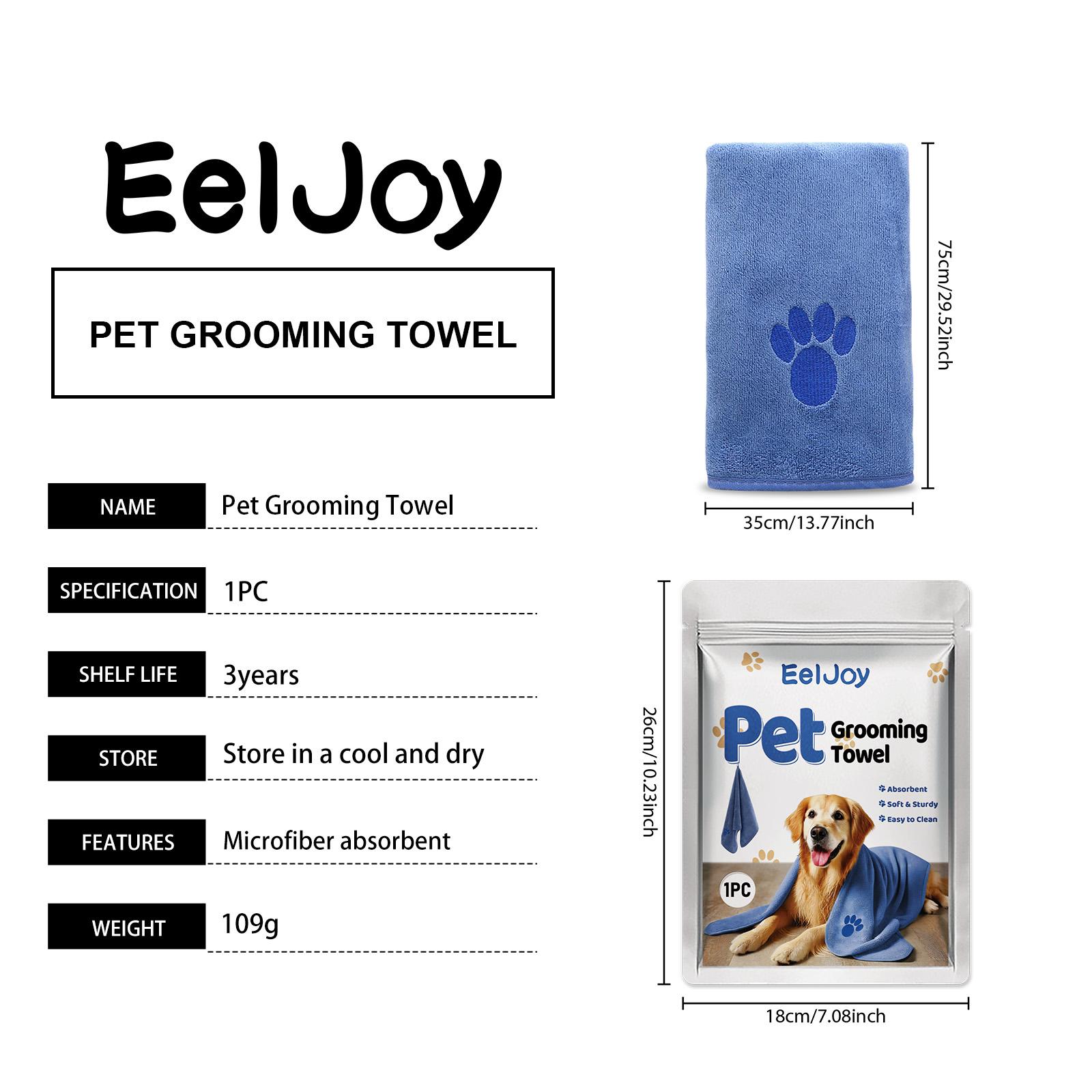 Pet Towel: Pet Microfiber Absorbent Towel - Soft, Durable, Quick-Drying - Ideal for Pet Grooming and Carelitter pellets, spray, litter tray, litter box, removal