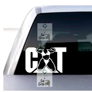 CAT Curvy Decal