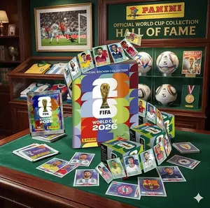 Panini FIFA World Cup 2026 Official Sticker Collection Trading Cards Collectibles - 50-Pack Multipack Box, International Edition (No Single Packs Included)